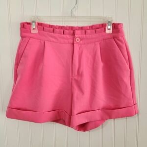 Venus | Scalloped Waist Shorts Pink Size 8